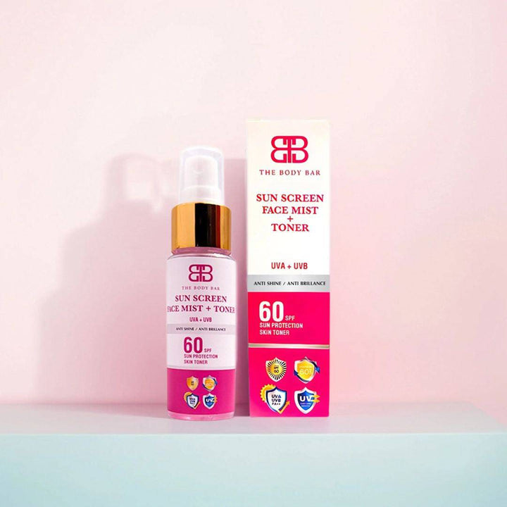 Sunscreen SPF 60 Face Mist + Toner Sunscreen SPF 60 Face Mist + Toner